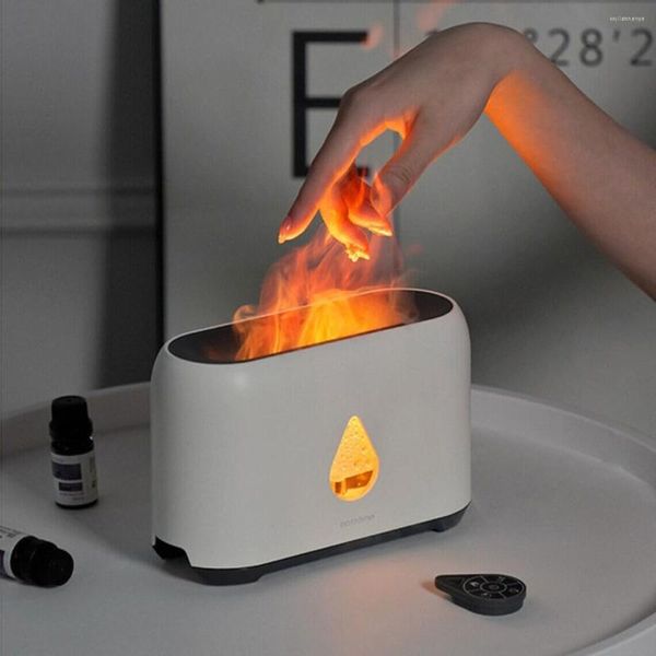 Lampes à parfum flamme humidificateur USB brûleur d'encens diffuseur d'huile essentielle arôme ultrasons brumisateur maison maison