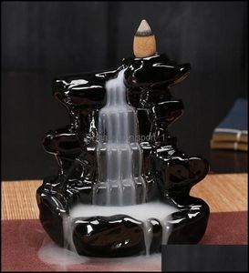 Lampes à parfum Parfums pour la maison Décor Jardin Encens bouddhiste à reflux en céramique Styles multiples Joss Stick Encensoir C4703829