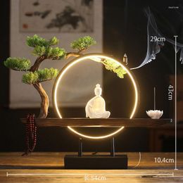 Geurlampen Zen Tathagata Waterval Backflow Wierookhouder Rooksticks Rook Sticks Home Office Decor Porselein ornamenten Geschenk