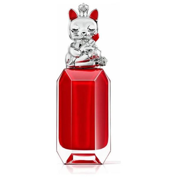 Fragancia Lujos Diseñador Perfume Conjunto de fragancia Hermoso Lucky Cat Eau De Parfum Crown para mujer Chica Loubidoo 90 ml Edp Spray Free Fast D