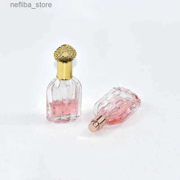 Parfum nouveau 25 ml de parfum en verre transparent bouteilles de pulvérisation de pulvérisation de voyage portable bouteille de parfum fin dispensateur brume atomizer bouteilles vides l410