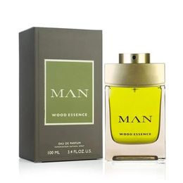 Parfum Perfume Wood Essence Man in Black Fragrance 100ml Man Glacial Essence Encens Perfume de longueur durable Parfum parfum Edp Gen