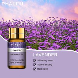 Parfum PHATOIL 5ml huile essentielle de lavande pour bougies de parfum faisant Spa Massage humidificateur bain jasmin Eucalyptus vanille menthe poivrée 231113