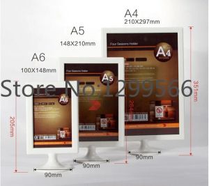 Frame A5 Gratis verzending Advertentie Poster Menu Label Display Stand Fotoframe Pop Prijshouder Bureau Tabel Art Card Display Rack