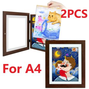 Cadre enfants Art cadre magnétique enfants Art diamant peinture cadre avant ouverture cadre pour affiche Photo dessin photos affichage