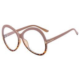 Monture de lunettes pour femmes et hommes, Mi Nail en forme de T, Super grand crapaud, tendance, personnalisée, peut être associée à un verre plat pour myopie