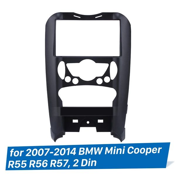 Kit de marco para 2007-2014 BMW Mini Cooper R55 R56 R57 Car Radio Fascia Interfaz estéreo Reproductor de DVD Instalación del panel de ajuste