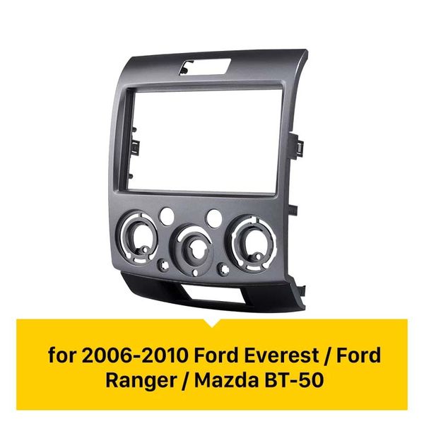 Cadre Radio Fascia panneau 2 Din autoradio pour 2006 2007 2008 2009 2010 Ford Everest Ford Ranger tableau de bord kit d’outils pour habillage