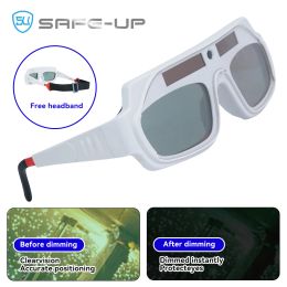 Cadre Safeup Special Antiglare Souding verres de protection oculaire Lunes solaires Auto Verres d'assombrissement des lunettes de soudage accessoires