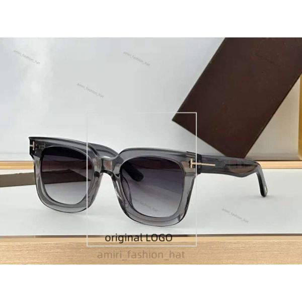 Frame Tom Men Lunettes de soleil extérieures Essentielles Lunettes de soleil noires pour rétro et femmes grandes pour les conducteurs Plaque à cadre Tom Ford Lunettes de soleil 7261