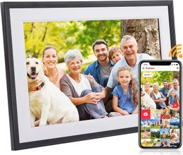 Marco de cuadro digital marco de 101 pulgadas 32GB Smart Wifi PO con 1280x800 IPS HD Touch Screen Wall Mountable 240401