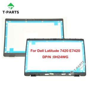 Frames 0H24WG H24WG Black Original Nouveau pour Dell Latitude 7420 E7420 Laptop LCD Couvercle de couverture de la lunette avant B Cover B