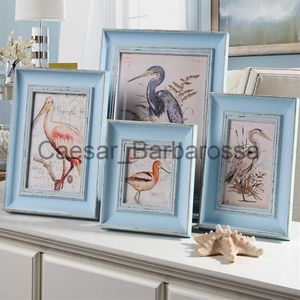 Frames 1 stuk muur fotolijst multi vintage stijl combinatie baby antieke familie fotolijst wit blauw geel goud grijs marco x0715