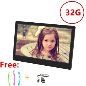 Frames 10,1 inch HD digitaal fotolijst 1024X600 HD Ultradathin LED Electronic Photo Album LCD Fotoframe Good Gift