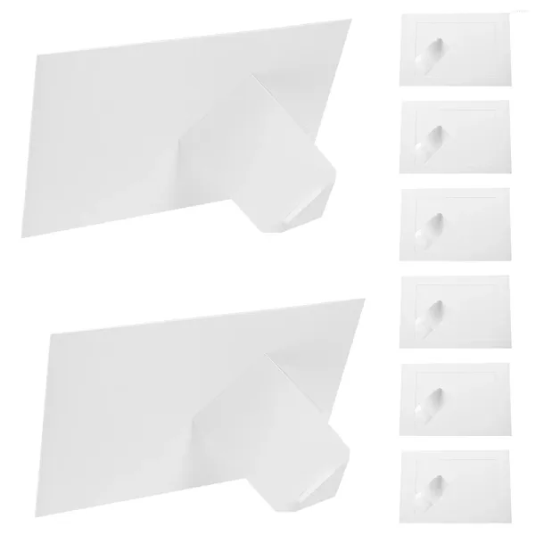 Cadres 10 pcs papier kraft PO cadre bricolage décoration de la maison table (7 pouces - couleur (ensemble de 10)) rétro vertical photo bureau