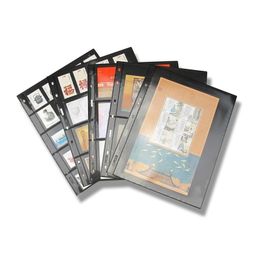 Cadres 10PCSLot timbres lignes grille PVC transparent page de l'album de timbres intérieurs à feuilles mobiles des porte-timbres non compris la couverture PCCB 221010