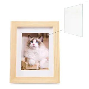 Frames 1PC PO-FAME Cadre d'image en acrylique Feuilles plancher des projets de bricolage transparent