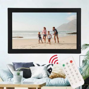 Frames 21,5 inch digitaal fotolijst IPS -scherm 1920x1080 HD -advertentiemachine met afstandsbediening