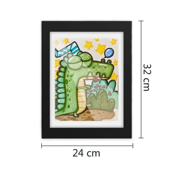 Cadres 2 pièces 1 pc enfants Art magnétique avant ouvert modifiable enfants Frametory pour affiche Po dessin peintures photos affichage 230625