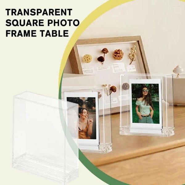 Frames 3 pouces Mini Transparent PO Frame PC Collection PC Affichage 1pc Carte O6K9