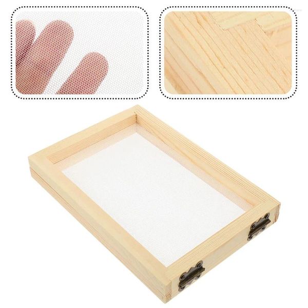 Cadres 3 PCS Cadre en papier Faire du maillot DIY Crafting Crafting Wood pour la moisissure Copper Educational