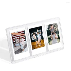 Frames 3 slots po Cadre Fashion Inch Picture Holder Instant Film Camera Table Table de bureau DÉCOR POUR FUJIFILM INSTAX Mini