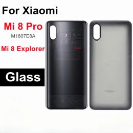 Frames 6.21 "voor Xiaomi Mi 8 Pro Back Battery Cover Glazen behuizing Deur voor Xiaomi Mi 8 Explorer Batterij Cover Mi8 Pro Achterkoffer