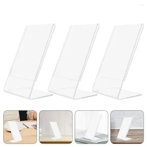 Frames 6 PCS Acryl Po Stand Display Display Certificate Signage Holder Holder Picture Frame Adornment Business License Office
