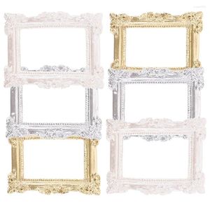 Frames 6 stuks Po Frame Ornamenten Huisaccessoires Mini Hars Map DIY Ambachten Maken Foto Rekwisieten Islamitische Vintage