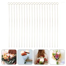 Frames 60 PCS DOSDER DOSDER CARTES DE FLORICES Sticks Sticks Place Fournitures Floral Bouquet Picks