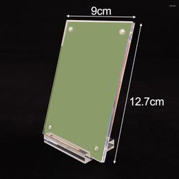 Cadres Support acrylique Présentoir magnétique Affiche Stand Transparent Photo Po Cadre Pocard Décoration
