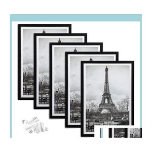 Frames And Mouldings Modings Picture Frame Display Gallery Wall Mounting Po Crafts Case Home Decoraions Black White 4 Sizes For Ch E Dhxkn