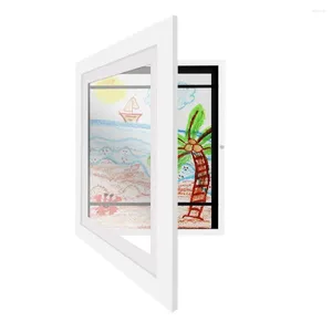 Frames Artwork Image Frame Front Opening Display Storage 5.9x4.3 Inner for Kids Drawings Artworks Art Projets