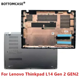 Frames Bottomcase Nouveau pour Lenovo Thinkpad L14 Gen 2 Gen2 Couvercle de base inférieure de l'ordinateur portable en minuscules AP1YP000200
