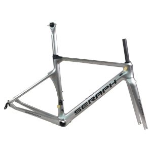 Frames Clearance Electroplated Silver Aero Road Bike Frame TTX8 Double boulon à montage direct Brake Rim Brake Utilisez la libération rapide