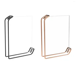 Frames Creative Metal Picture Cadre Decorative Holder Tablet Top pour pépinière