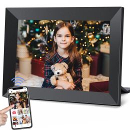 Frames Digital Photo Broado de 11 pulgadas Wifi Marco de imagen inteligente con fotos de pantalla táctil y videos compartiendo a través de la aplicación 1GB 16 GB de almacenamiento