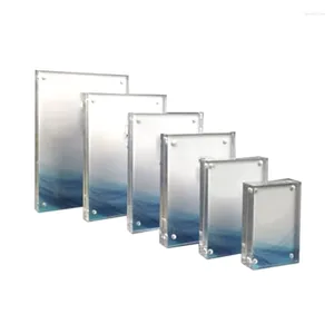 Frames Cadre d'image magnétique acrylique transparent durable pour la préservation de beaux souvenirs
