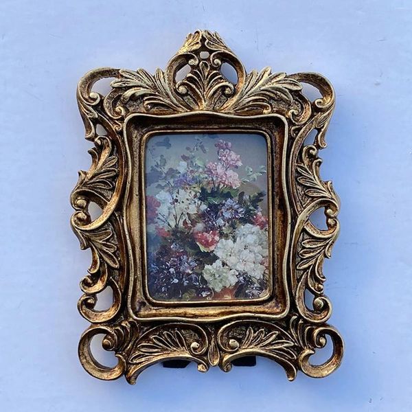 Frames Frame d'image de résine vintage européenne Créatif mariage PO PO Table salon Ornements de décoration douce