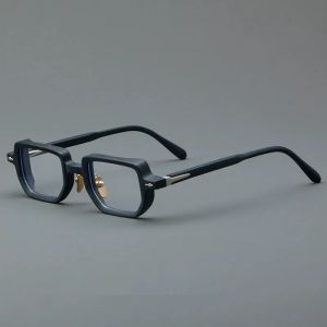 Frames Fashion Sunglasses Frames Vintage personnalisée Fashion épaisse épaisse plate carrée de lunettes haute qualité Prescription optique pour hommes