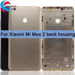 Frames pour Xiaomi Mi Max 2 Back Battery Batching Habot Metal Cover For Xiaomi Mi Max2 Cover arrière + Pièce de remplacement du bouton de volume d'alimentation