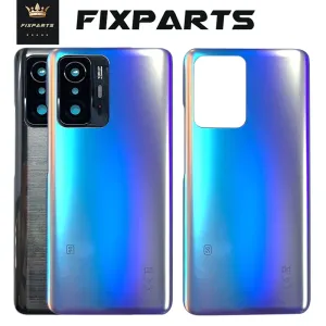 Cadres complets neufs pour le couvercle de la batterie Xiaomi Mi 11t 210811111RG Verre arrière du boîtier de la porte du boîtier pour Xiaomi Mi 11t Pro Back 2107113SG COUVERTURE