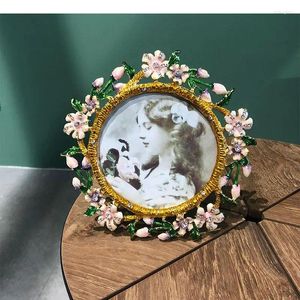 Frames slinger kan kant po bloem decoratief fotolijst bruiloft jubileum romantische geschenken bureau decoratie vintage home decor