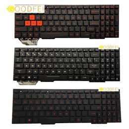 Frames Vénéreuses clavier rétro-éclairé américain pour ASUS ROG GL553 GL553VD GL553VE GL553VW GL753 GL753V GL753VE GL753VD ZX53V ZX53VD ZX53V