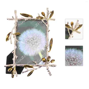 Frames Golden Po Frame Enamelo Picture Edging Retro Metal Creative Office Decor