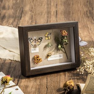 Cadres À La Main Creative Shadow Box Profondeur 3CM pour DIY Fleur En Peluche Art Artisanat Médaille Affichage 3D Po Cadre Tenture Décoration 230420