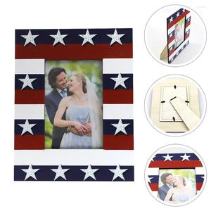 Frames Independence Day Po Vintage Picture Tabletop Display Wood Simple Man