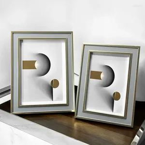 Frames Italiaans origineel ontwerp Licht luxe modern eenvoudig massief houten Po-frame