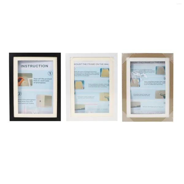 Frames Kids Oeuf Image Frame Art Affichage Cadeau Clear View Horizontal pour les images de récompenses Dessins de certificat