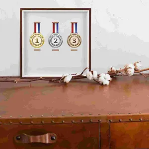 Frames Medaille Display Po Frame Huishoudelijke Decor Foto Houder Stand Decoratie Voor Thuis Badge Hout